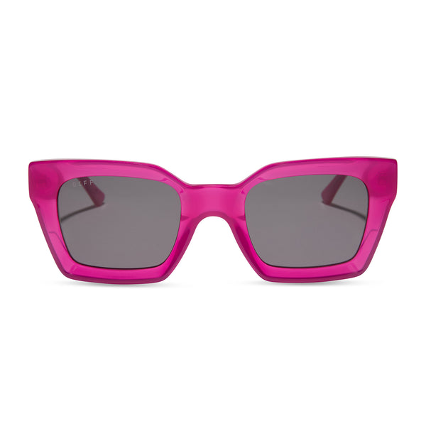 Greer Square Sunglasses | Kombu & Grey | DIFF Eyewear display picture 1