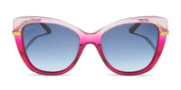 swatch for HERMIONE GRANGER™ 2.0 - OMBRÉ PINK + BLUE BELL GRADIENT SUNGLASSES--sold out