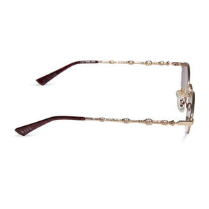 DUMBLEDORE™ - GOLD ARCANUM + ENCHANTING AUBERGINE SUNGLASSES