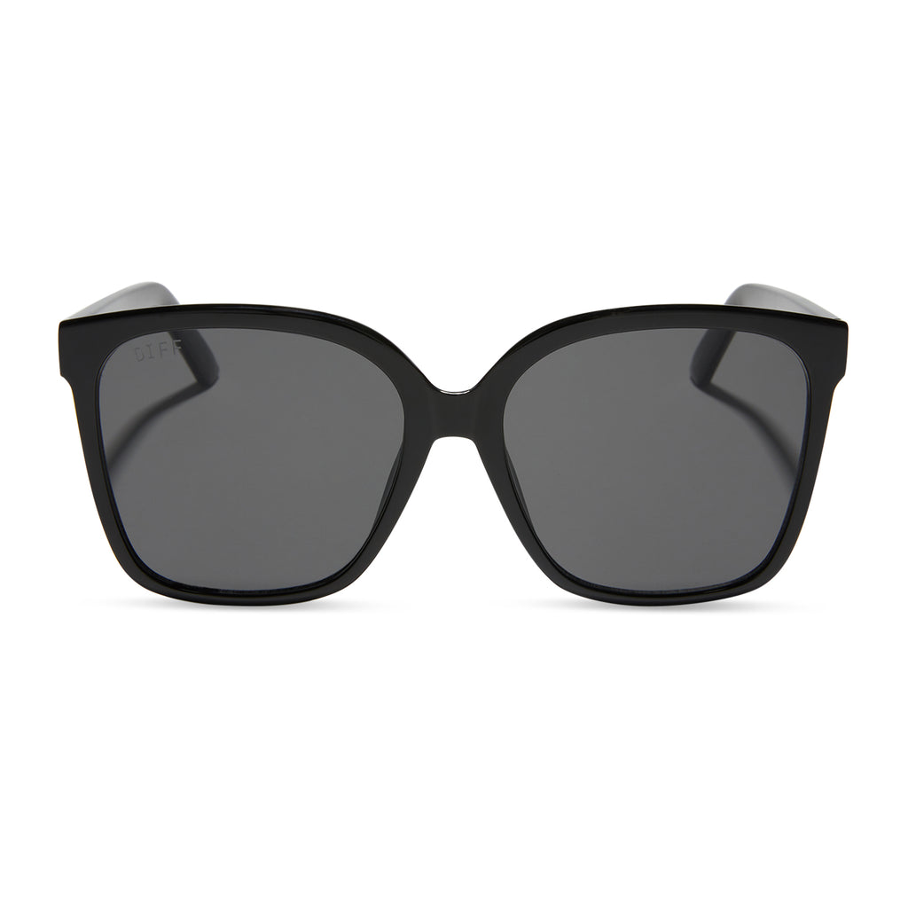HAZEL - BLACK + GREY SUNGLASSES