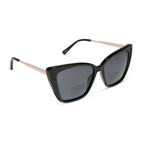heidi - black + grey sunglass readers 2
