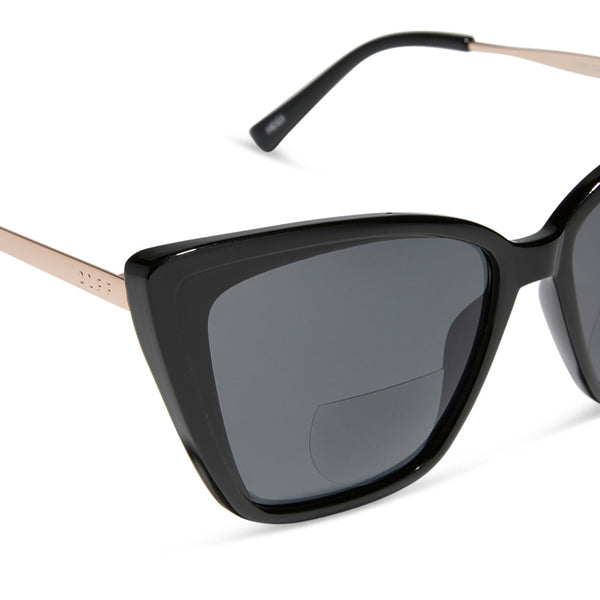 heidi - black + grey sunglass readers 4