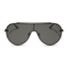 Color swatch for imani - gold + cool matcha mirror sunglasses