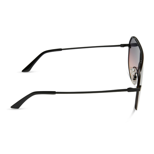 imani - brushed black + twilight gradient sunglasses 3
