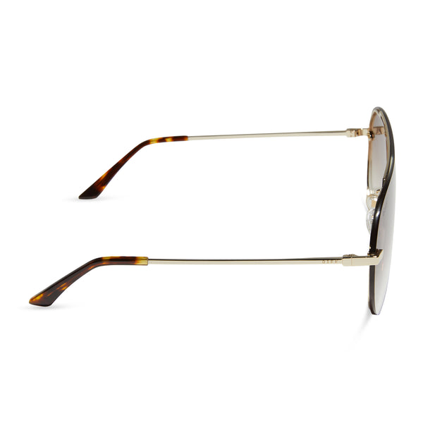 imani - gold + brown gradient sunglasses 3