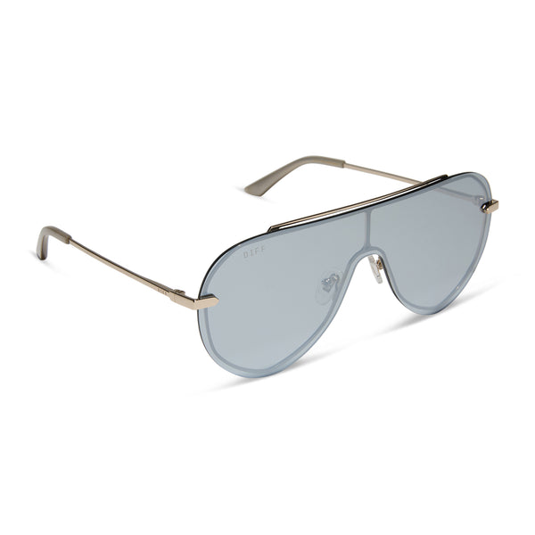 imani - gold + silver mirror sunglasses 2
