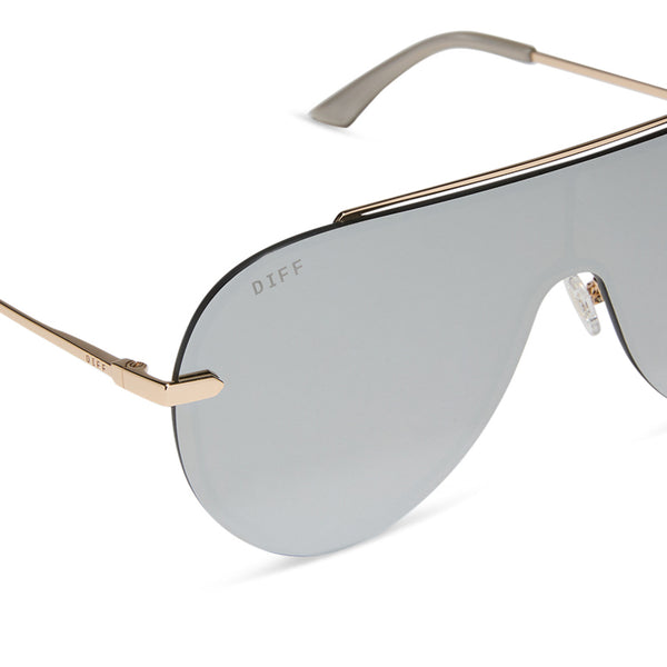 imani - gold + silver mirror sunglasses 4