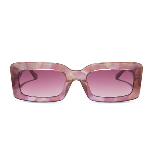 indy - fleur + wine gradient sunglasses