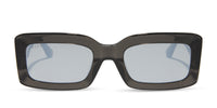 swatch for INDY - SMOKE CRYSTAL + GREY MIRROR + POLARIZED SUNGLASSES