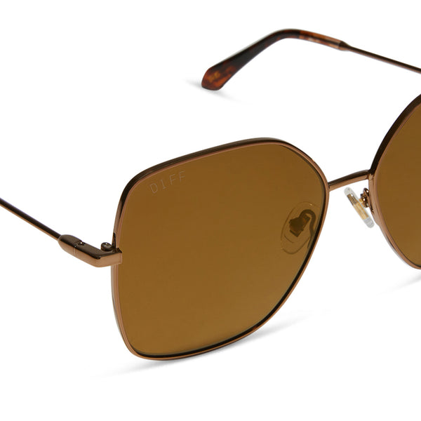 iris - copper metal + brown gold flash + polarized sunglasses 4