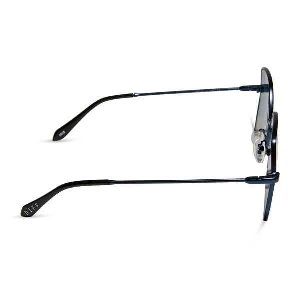 iris - deep navy metal + aegean blue flash + polarized sunglasses 3