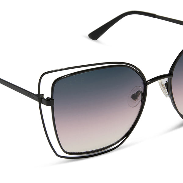 jacqueline - black + twilight gradient + polarized sunglasses 4