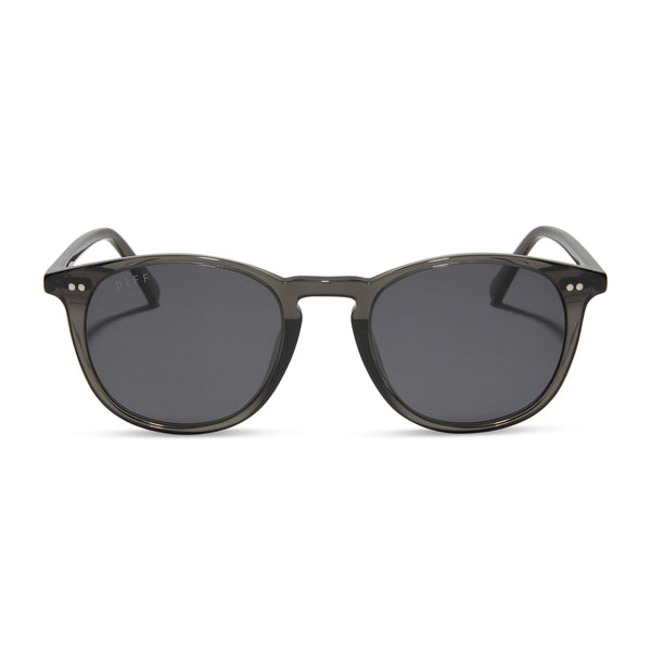 jaxson xl - black smoke crystal + grey + polarized sunglasses