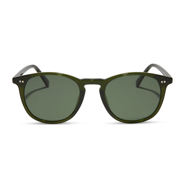 jaxson xl - dark olive crystal + g15 + polarized sunglasses