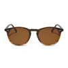 Color swatch for jaxson xl - black + grey polarized sunglasses