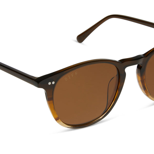 jaxson xl - mocha + brown + polarized sunglasses 4