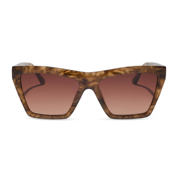 Jessie James Decker Vivi Sunglasses | Walnut Tort & Brown | DIFF