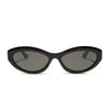 Color swatch for jessie james decker - dolce bella + black + grey sunglasses