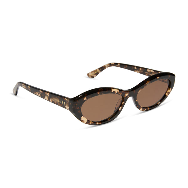 jessie james decker - dolce bella + espresso tortoise + brown sunglasses 2