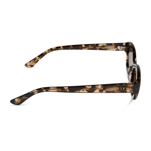 jessie james decker - dolce bella + espresso tortoise + brown sunglasses 3