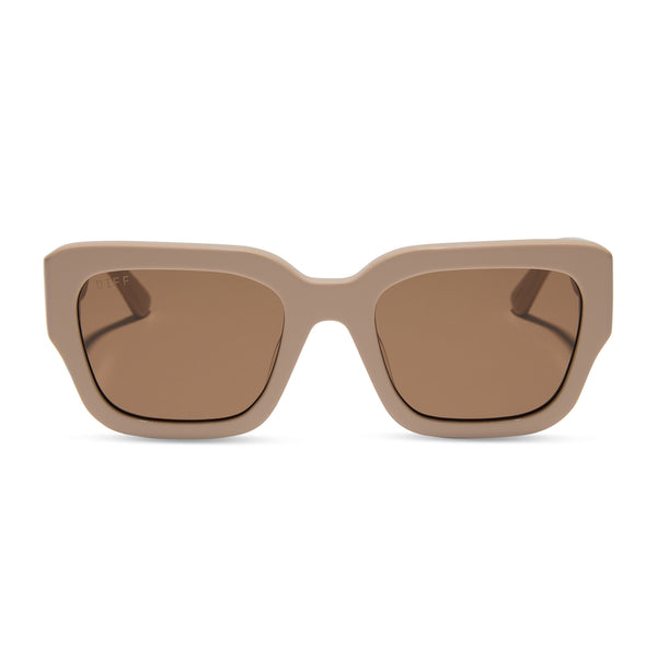 jessie james decker - loren + almond + brown sunglasses