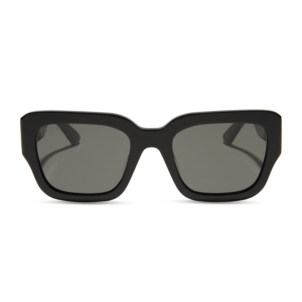 LOREN - BLACK + GREY SUNGLASSES