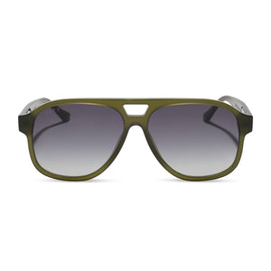 Jessie James Decker Nash Sunglasses | Milky Olive & Grey | DIFF
