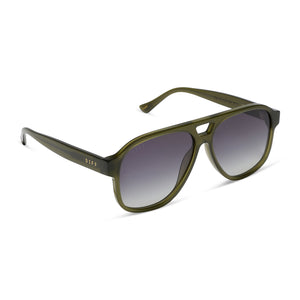 Jessie James Decker Nash Sunglasses | Milky Olive & Grey | DIFF