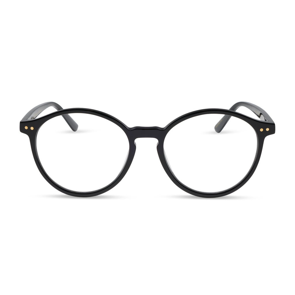 JOANIE - BLACK + GLASSES