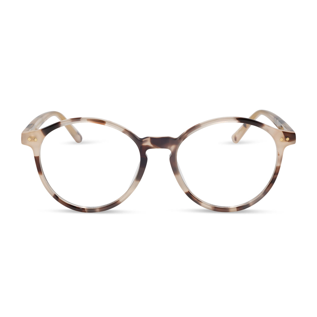 JOANIE - CREAM TORTOISE + GLASSES