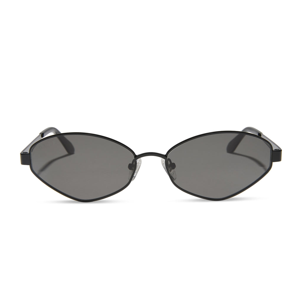 JORDY - BLACK + GREY + POLARIZED SUNGLASSES