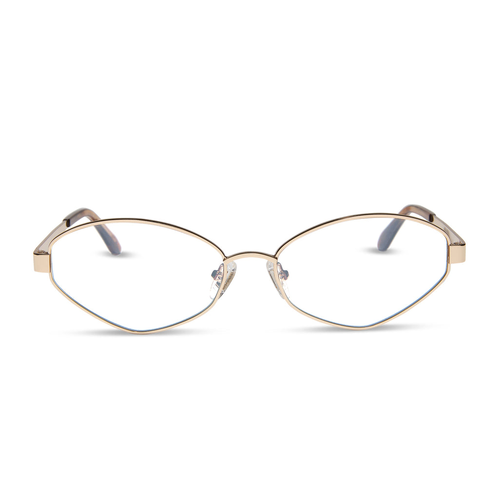 JORDY - GOLD + HORN TORTOISE + GLASSES