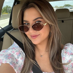 Jojo Fletcher Jordy Sunglasses | Gold + Horn Tort & Brown | DIFF