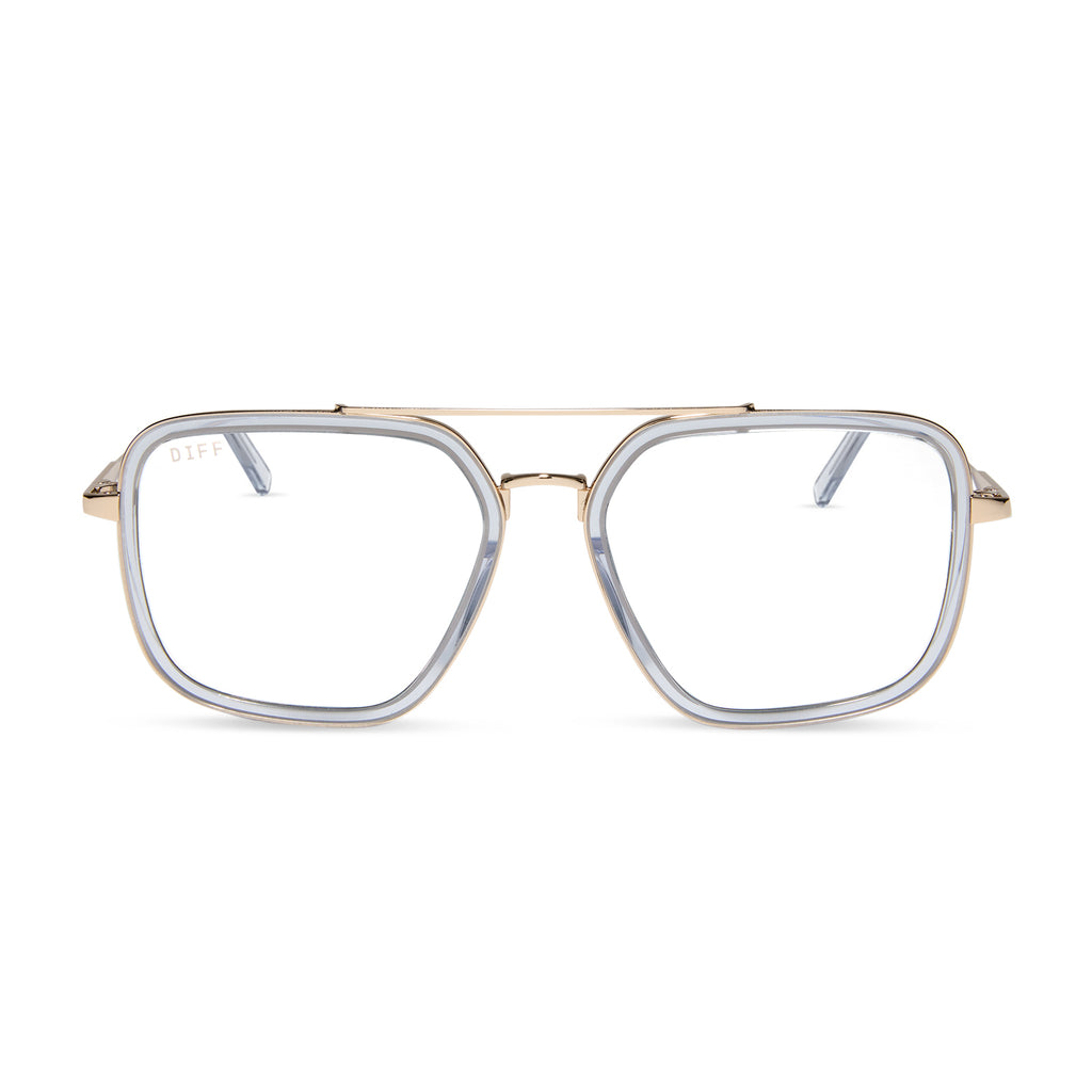 JORDAN - CLEAR + BLUE LIGHT GLASSES
