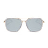 Color swatch for jordan - matte black + black temple tips + brown gradient + polarized sunglasses