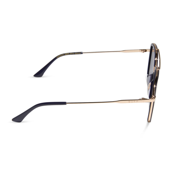 jordan - gold + royal temple tips + midnight + polarized sunglasses 3