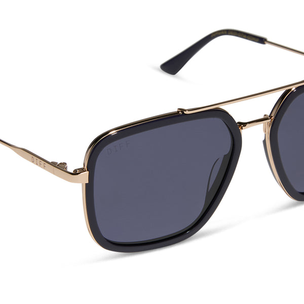 jordan - gold + royal temple tips + midnight + polarized sunglasses 4