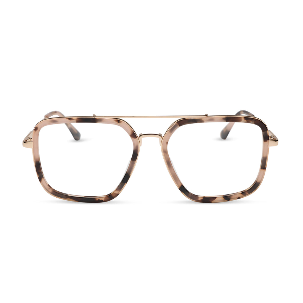 JORDAN - HIMALAYAN TORTOISE + GOLD + GLASSES