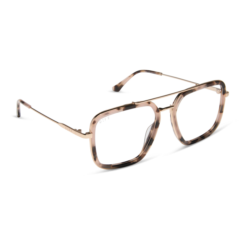 Jordan Navigator Glasses | Himalayan Tortoise + Gold | DIFF Eyewear