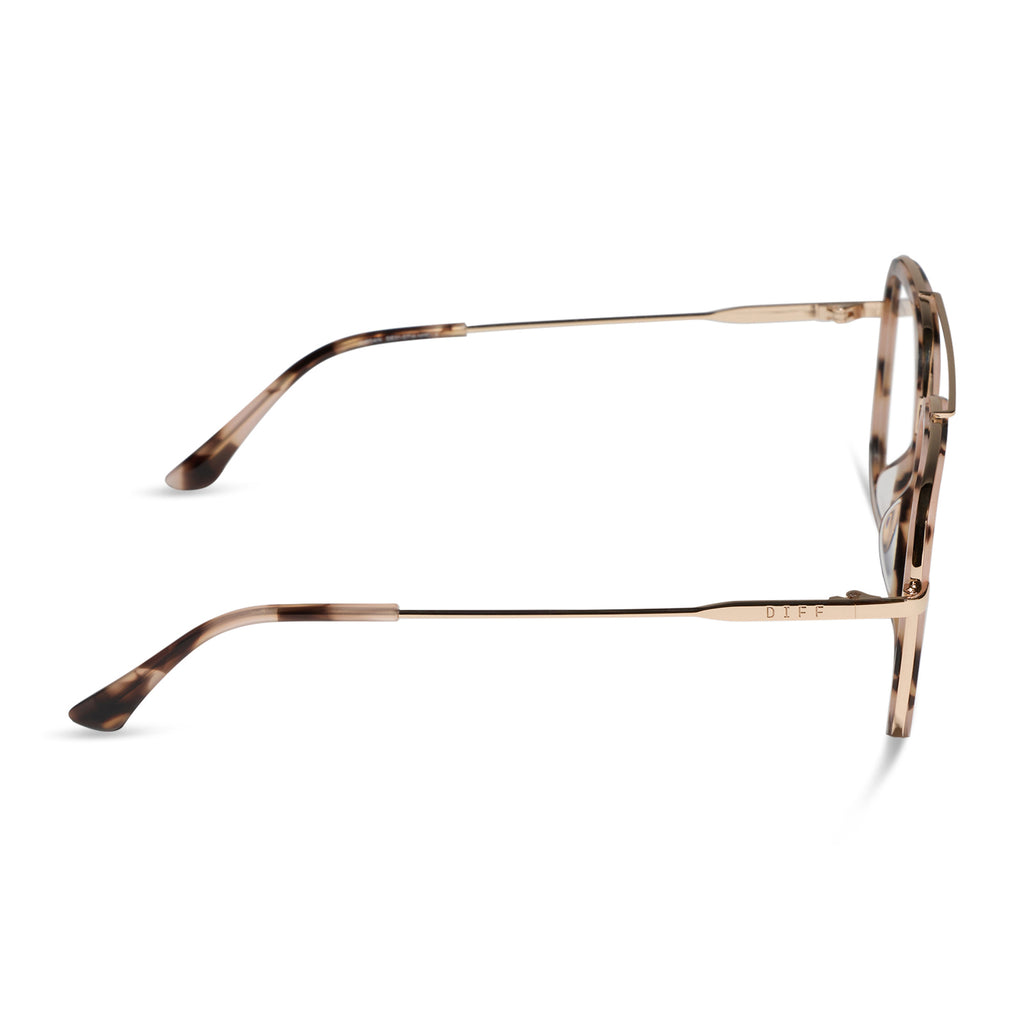 Jordan Navigator Glasses | Himalayan Tortoise + Gold | DIFF Eyewear