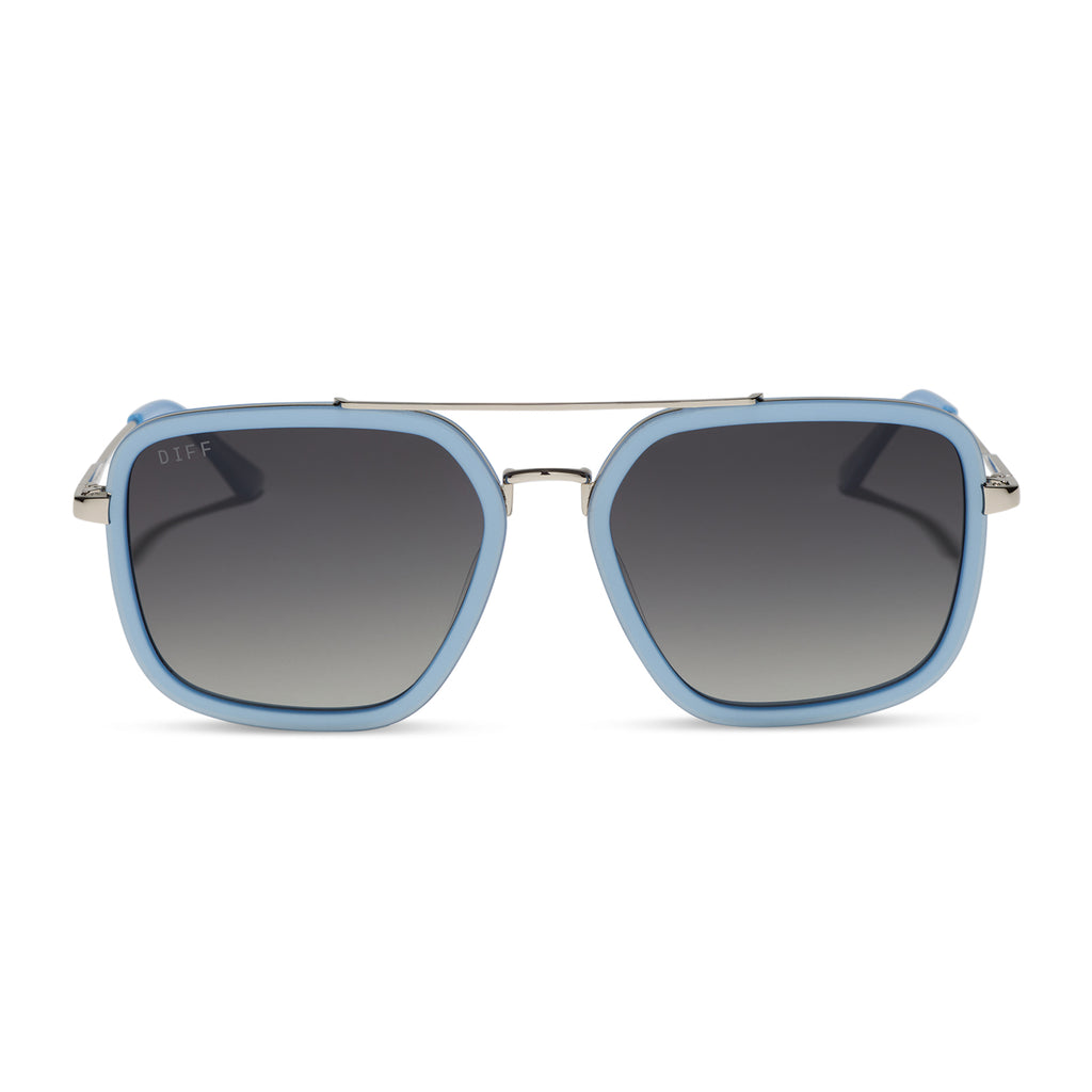 JORDAN - LIGHT BLUE + GREY GRADIENT + POLARIZED SUNGLASSES