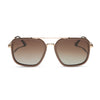 Color swatch for jordan - confetti tortoise + brown gradient sunglasses