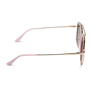 JORDAN - POWDER PINK + GOLD + BROWN GRADIENT SUNGLASSES