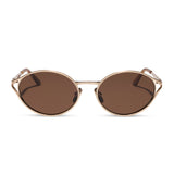 JULIETTE - BRUSHED GOLD + TRUFFLE + POLARIZED SUNGLASSES