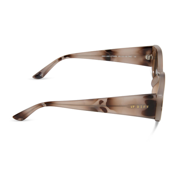 kai - cream tortoise + grey sunglasses 2