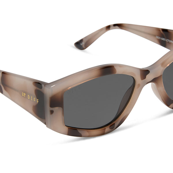 kai - cream tortoise + grey sunglasses 3