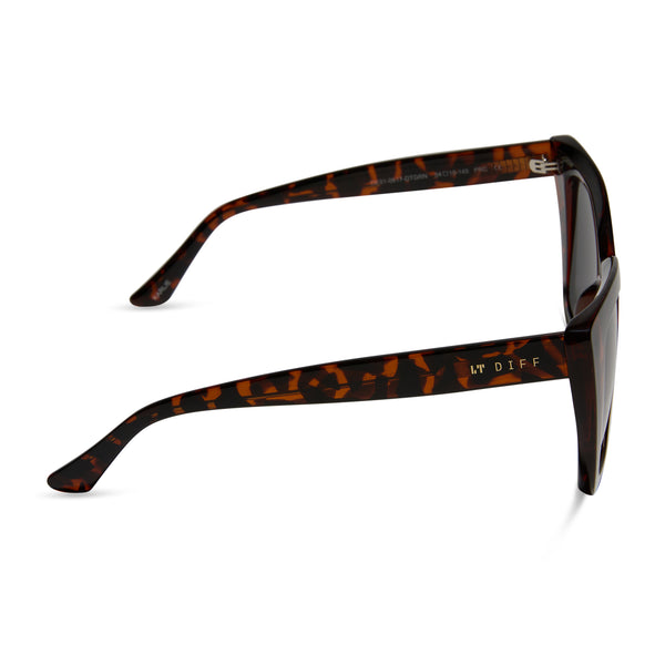 karlie - dark tortoise + grey sunglasses 2
