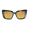 Color swatch for karlie - dark tortoise + grey sunglasses