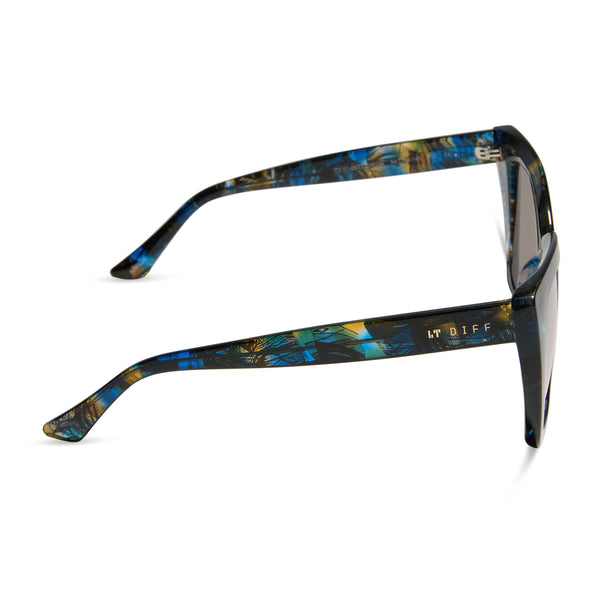 karlie - glacial tortoise + gold mirror sunglasses 2