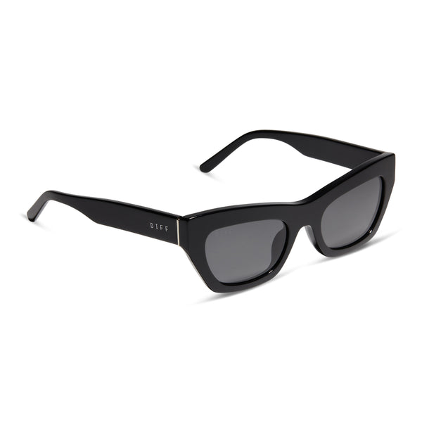 katarina - black + grey + polarized sunglasses 1